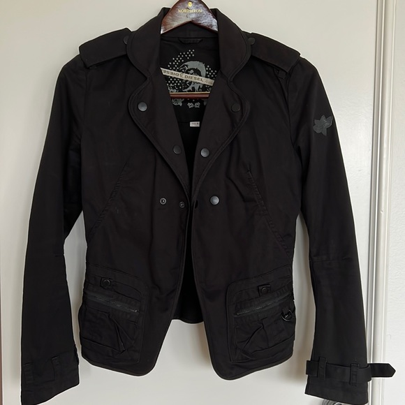 Diesel Black Blazer Jacket Size M - Picture 2 of 14